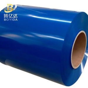 Dx52d + Z màu xanh prepainted thép mạ kẽm ppgi cuộn dây cắt/Hàn/Uốn ASTM tiêu chuẩn lợp ứng dụng-nhà cung cấp - Product Image 3