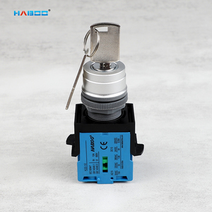 HABOO elettrico Keylock 22mm 3 posizioni modo chiave selettore chiave interruttore on off pulsante IP65 pulsante - Product Image 3