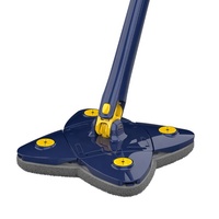 Offre Spéciale Vadrouille Plate Grande Multifonction 3-en-1 avec Tête Rotative et Recharge Microfibre pour Outils de Nettoyage Domestique Vadrouille Triangle