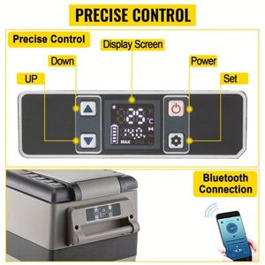 Réfrigérateur de voiture VEVOR 45L compresseur boîte de refroidissement bateau camion voiture et mini réfrigérateur 45W - Product Image 4