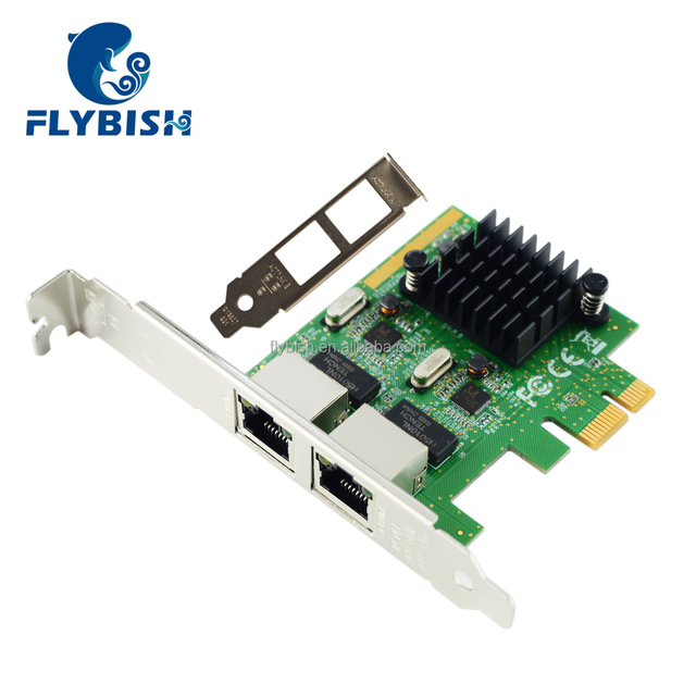 Realtek RTL8111G Chipset PCIe X1 Dual Port Gigabit Ethernet Network Card NA8111G-T2 Stock Server Internal Use