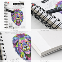 Lot de cahiers de croquis 9x12, 100 feuilles, reliure spirale, papier blanc 68lb, fournitures scolaires et de bureau, blocs-notes, blocs d'écriture, pour artistes