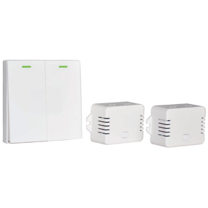 Interruptor de Luz Inalámbrico de 1 Botón, Control por Aplicación Smart Life, Material de PC para Uso en Interiores, Máx. 220V/240V 10A/16A, Compatible con Zigbee y WiFi - Product Image 1