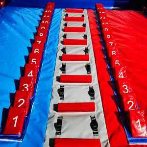 Muro dos Campeões em Lyon - Jogos para Adultos e Adolescentes, Jogos Infláveis de <span class=keywords><strong>Pull</strong></span> Up, Escorregador Inflável e Jogo de Braço - Product Image 2