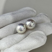 Perles d'eau douce naturelles de qualité supérieure, type Edison, effet miroir Aurora Saiao, blanches, en vrac, semi-finies, vente en gros pour l'art des ongles, qualité AAAAA