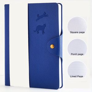 Premium A3 Spiral Address Book with Embossed Logo <b>Pen</b> Holder Personalized Leather Cover 80 Sheets Promotional Use - Product Image 3