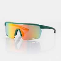 Nouvelles Lunettes de Cyclisme Sportives Colorées, Lunettes de Protection Anti-Vent, Lunettes de Soleil Sportives à Film Réel, Vente en Gros d'Usine pour Hommes