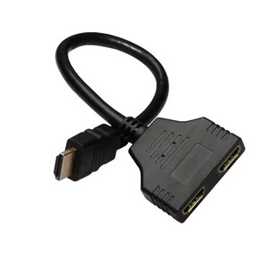 Adaptateur répartiteur HDMI mâle-femelle, convertisseur de signal double 1 vers 2, câble de conversion - Product Image 4
