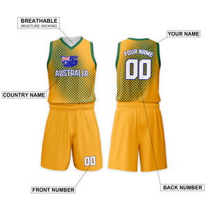 Ensemble <span class=keywords><strong>de</strong></span> maillots <span class=keywords><strong>de</strong></span> <span class=keywords><strong>basket</strong></span>-ball personnalisés en gros, style drapeau national, adolescents, grande taille, 100% polyester, antibactérien, séchage rapide - Product Image 2