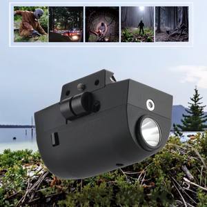 مصباح يدوي تكتيكي مطبوع من زومفاير بتقنية الليزر، مدى طويل، مصباح LED صغير، تصنيف IP65، مسافة ليزر 400 متر، ضوء أبيض بارد - Product Image 2