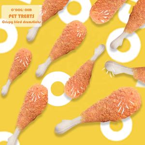Оптовая продажа привлекательная цена новый тип натуральный питомец закуска куриная ножка собака лакомство Хрустящие Жареные голени для собаки - Product Image 1