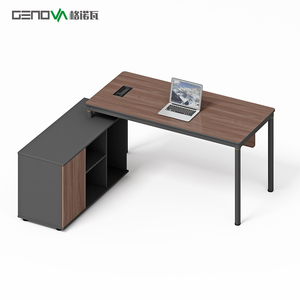Mesa de oficina moderna para personal ejecutivo, escritorio de negocios para el hogar a precio de fábrica con función extensible - Product Image 1