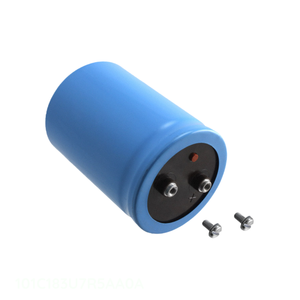 ตัวเก็บประจุแบบอลูมิเนียม รุ่น 101C183U7R5AA0A 7.5V แบบโพลา ติดตั้งบนแชสซี 18 mF - Product Image 1
