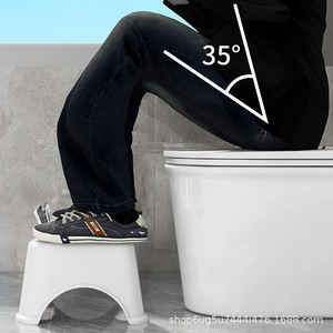 Toilet stool, footstool, squatting stool for defecating, <b>step</b> stool, toilet seat, bathroom footrest, household use. - Product Image 2