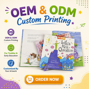 Reliure de livres cartonnés personnalisée, impression CMJN 4 couleurs, service d'impression de livres pour enfants et <span class=keywords><strong>immobilier</strong></span> en gros OEM ODM - Product Image 1