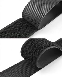 Cinta de Gancho y Bucle para Coser, de 1 y 2 Pulgadas de Ancho, en Blanco y Negro, para Ropa, Bolsas, Zapatos y Manualidades - Product Image 2