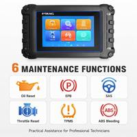 Escáner OBD2 UDIAG A350 de 4 Sistemas para Motor, Transmisión, ABS, SRS, Lector de Códigos de Diagnóstico, 6 Funciones de Reinicio, Aceite, EPB, TPMS, para Autos, Camiones y SUV