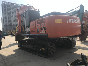 Excavatrice Hitachi ZX240-5G d'occasion, importée du Japon, modèle ZX240-3G authentique, année 2021, 24 tonnes, avec moteur. - Product Image 4
