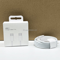 Cable de Datos USB-C de 60W de Bajo Precio, Tipo C a C, Cable de Carga para Teléfono Móvil, Venta al por Mayor de Fábrica, Buena Calidad para iPhone 15 Pro Max