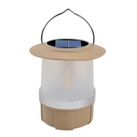 Nouvelle lampe de camping solaire à manivelle LED blanc chaud lumineux - Portable, étanche IP65, multifonction, recharge d'urgence, intensité réglable