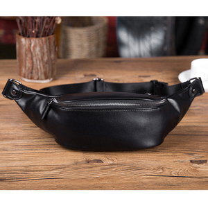 Hot Selling New Money Pack Wholesale Men's Outdoor Sports Running Shoulder <strong>Soft</strong> Pu <strong>Leather</strong> Belt <strong>Purse</strong> Recycled Urban Chest Bag - Product Image 6