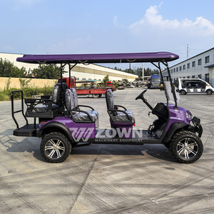 Véhicule de golf classique 6 places non fermé de haute qualité avec batterie 48V et moteur AC intelligent – Offre spéciale - Product Image 5