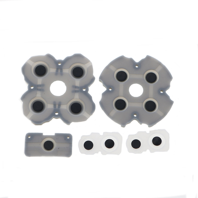 Silicone Buttons Dpad Controller for PS5 Silicone Conductive Rubber Adhesive Button Pad Keypads
