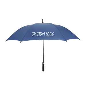 Groothandel Leveranciers Fabrikant Windproof Golf Paraplu Custom Logo Promotionele Zakelijke Paraplu Voor Buiten Reizen