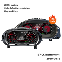 Tableau de bord numérique LCD 12,3 pouces pour VW Golf 7 MK7 MK7.5 2013-2020 – Compteur de vitesse virtuel Linux – Amélioration Après-vente