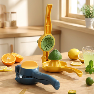 Exprimidor Manual de Frutas con Mango Largo, Ahorra Esfuerzo, Exprimidor de Limones y Naranjas para el Hogar, Cocina, Restaurante, Venta al por Mayor - Product Image 4