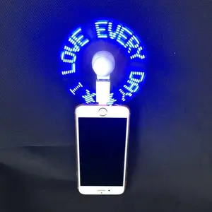Лучший день рождения, юбилей, рекламный разъем для смартфона, светодиодный мини-USB-вентилятор для рекламного подарка