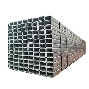 75x 75mm GI長方形チューブ低炭素電気亜鉛メッキ鋼正方形中空セクションパイプ