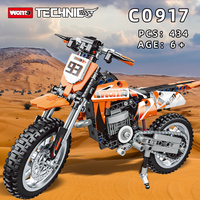Kit de construction de moto technique Woma Toys, modèle de moto, jouet de construction pour adolescents (C0917)
