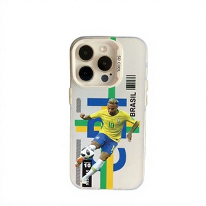 Étui de téléphone en TPU PC antichoc avec peinture UV, design Neymar, joueur de football brésilien, pour 16 Pro, style Ins - Product Image 3