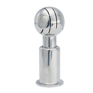 Boquilla pulverizadora de 1/2 pulgada TC 25.2MM de acero inoxidable sanitario SS304 con extremos de férula, bola pulverizadora giratoria de limpieza con pulido espejo para tanques - Product Image 2