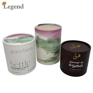 Vente en gros bon <span class=keywords><strong>prix</strong></span> <span class=keywords><strong>de</strong></span> haute qualité <span class=keywords><strong>bouteille</strong></span> en verre <span class=keywords><strong>blanc</strong></span> cylindre carton rond papier tube boîtes d'emballage pour cadeau cosmétique - Product Image 2