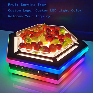 Custom Logo LED Fruit Tray Nightclub <strong>Furniture</strong> with Bar Accessories for Party Serving Trays - Product Image 2