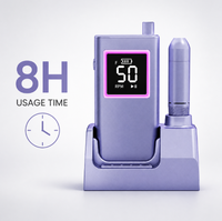 Machine à polir les ongles électrique, perceuse à ongles, 50000 tr/min, sans fil, rechargeable, 1800 mAh, longue durée de fonctionnement, pour salon et usage domestique