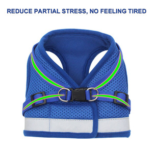 ZMaker-Chaleco de marca privada para perros y gatos, mochila ajustable reflectante transpirable, arnés con correa gratis - Product Image 3