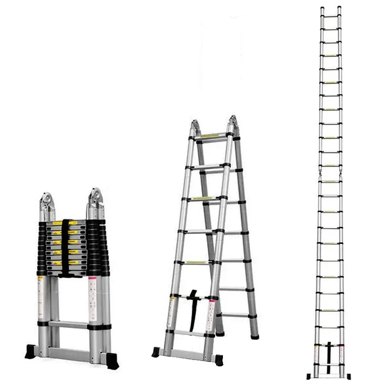 31.5 Ft Articulaire Zolderladder Super Combinatie Draagbare 4.8 Plus 4.8 M Opvouwbare Ladders Met Grote Gewrichten