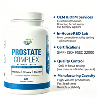 Complément pour la Prostate OEM/ODM avec Palmier Nain et Graine de Citrouille pour la Santé Masculine – Service de Marque Blanche
