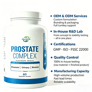 Complément pour la Prostate OEM/ODM avec Palmier Nain et Graine de Citrouille pour la Santé Masculine – Service de Marque Blanche - Product Image 3