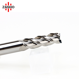 Zanho 4mm 6mm 8mm 10mm 12mm 3-Flute tungsten <span class=keywords><strong>carbide</strong></span> End Mill <span class=keywords><strong>bit</strong></span> tùy chỉnh <span class=keywords><strong>CNC</strong></span> kim loại phay Cutter cho nhôm ODM OEM - Product Image 6