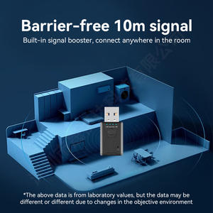 <span class=keywords><strong>Adaptador</strong></span> USB BT <span class=keywords><strong>5</strong></span>.4 de 3.<span class=keywords><strong>5</strong></span> mm Auxiliar Inalámbrico de Música Estéreo <span class=keywords><strong>para</strong></span> Automóvil y <span class=keywords><strong>PC</strong></span>, Receptor de Audio Inalámbrico de Salida Dual con Micrófono - Product Image 6