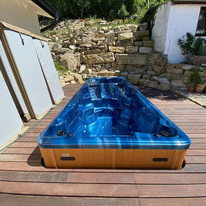 Piscina de Hidromasaje para Exteriores Takpo, Jacuzzi, Piscina Grande de Doble Zona para Spa, Sauna, Hotel - Product Image 2