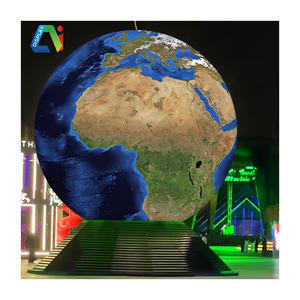 Nhà máy chất lượng cao Globe Sphere Màn hình <span class=keywords><strong>LED</strong></span> bóng <span class=keywords><strong>LED</strong></span> hiển thị không thấm nước hiển thị hình cầu <span class=keywords><strong>LED</strong></span> Globe Shape <span class=keywords><strong>LED</strong></span> màn hình - Product Image 5