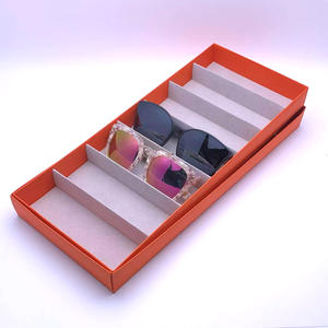 Craft Paper 7 slot Eyewear Display occhiali da sole imballaggio occhiali da sole vassoio vetrina cornici ottiche Show case <span class=keywords><strong>porta</strong></span> occhiali - Product Image 2