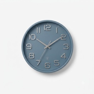 Horloge murale radio-pilotée en plastique de 30 cm (12 pouces), silencieuse, synchronisation automatique de l'heure, pour la maison et le bureau, vente en gros - Product Image 6