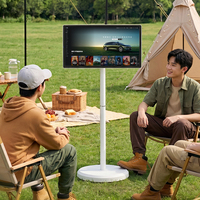 Téléviseur intelligent Android LED Full HD de haute qualité de 21,5 pouces avec écran tactile portable pour l'éducation, l'animation et le divertissement en intérieur