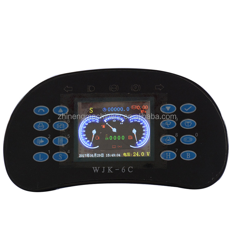 Motor Grader Instrument Panel Cluster With